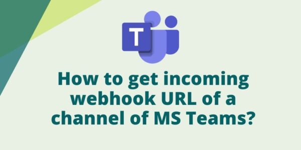 teams get webhook url for channel