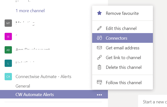 Configure Incoming Webhook for a channel.