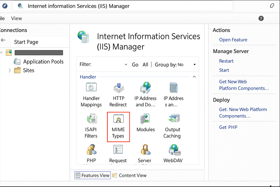Why is IIS not downloading the big files – the .iso files? What is the solution?